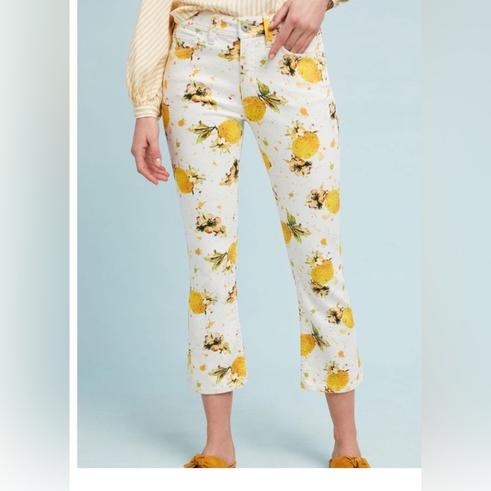 Anthropologie Pilcro Lemon Grove High Rise Cropped Bootcut Jeans‎